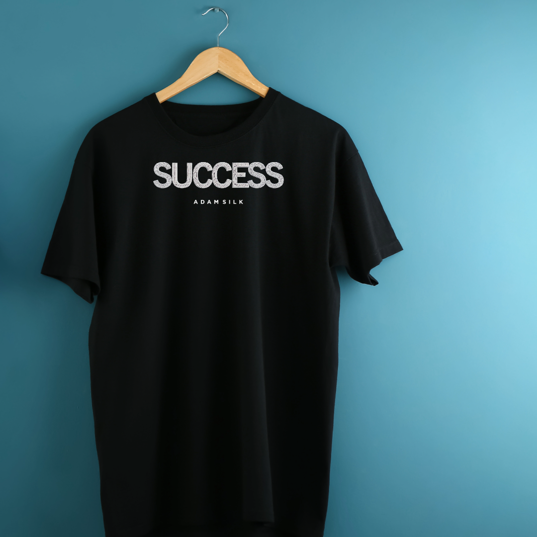 Oversized “Success” T-Shirt – 300gsm Heavyweight Cotton | Premium Streetwear UK | Adam Silk - Adam Silk